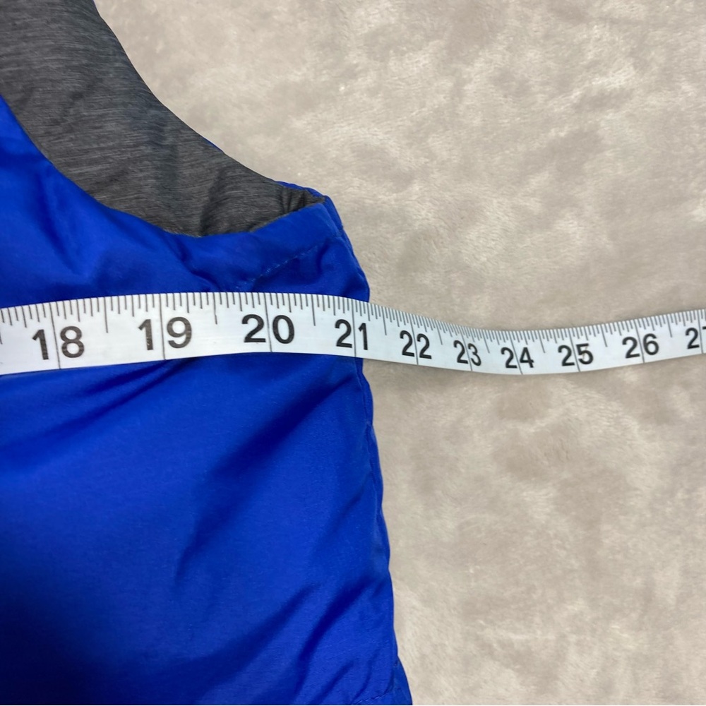 Polo Ralph Lauren Quilted Puffer Down Reversible Full Zip Vest Boys XL Grey/Blue - Picture 9 of 13